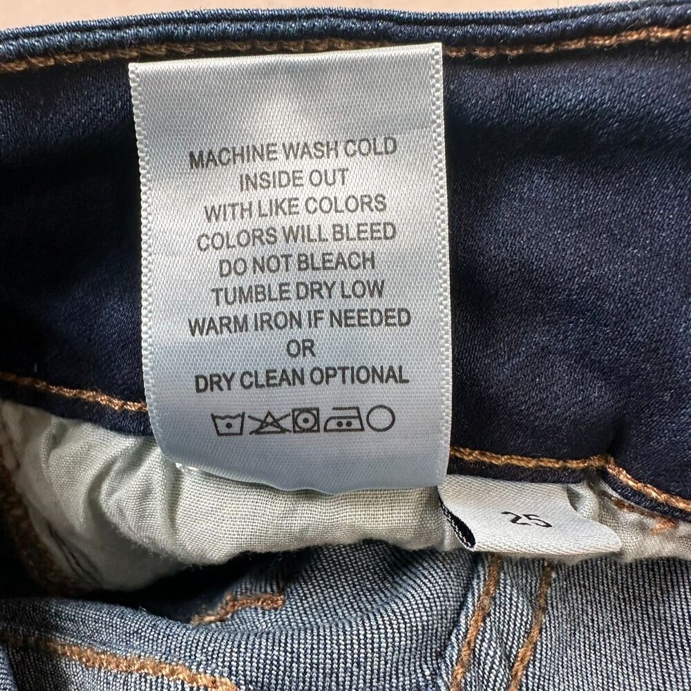 Vervet Women’s Skinny Jeans Size 25 Distressed Stretch Dark Wash VT698 Denim - Picture 8 of 10